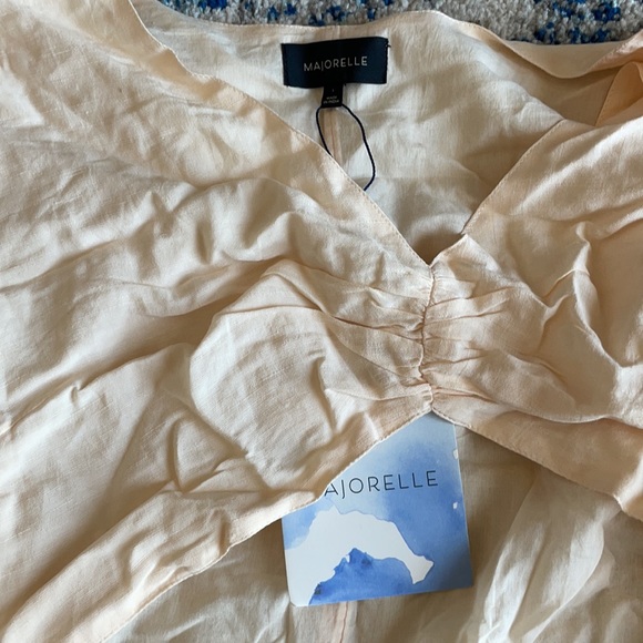 MAJORELLE Powell Mini Dress in Pink Sand Large - Picture 5 of 6